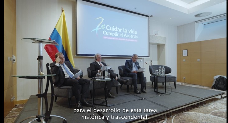 Embajada de Colombia en Bélgica conmemoró el 7° aniversario de la firma del Acuerdo de Paz