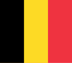 Bandera Reino de Bélgica