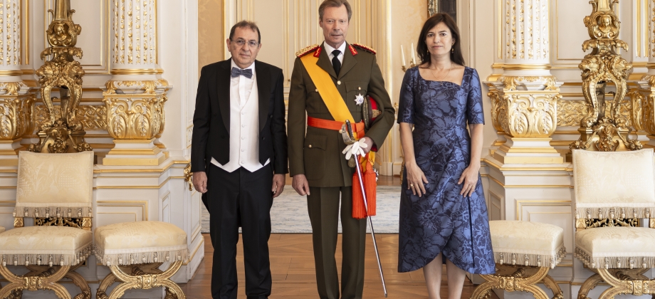 Presentación de credenciales del Embajador de Colombia Jorge Rojas ante el Gran Duque de Luxemburgo