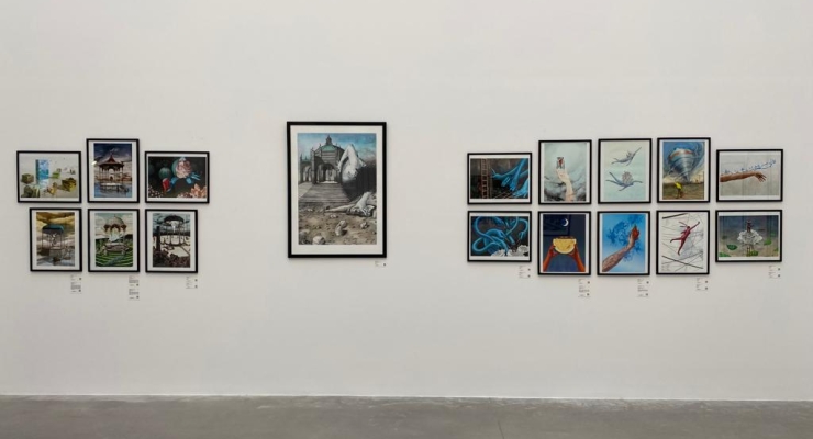 El artista colombiano José Rosero presentó “Paisajes en las Nubes” Bruselas