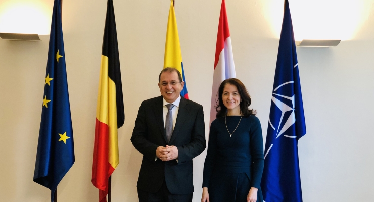 Jorge Rojas Rodríguez tomó posesión como Embajador de Colombia ante Bélgica, Luxemburgo y Jefe de la Misión ante la Unión Europea y la OTAN