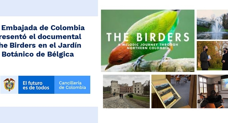 La Embajada de Colombia en Bélgica presentó el documental The Birders en el Jardín Botánico